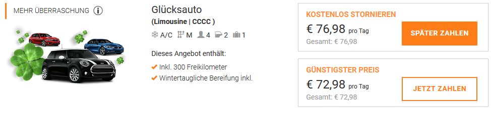 Sixt Glücksauto ohne Kreditkarte.JPG