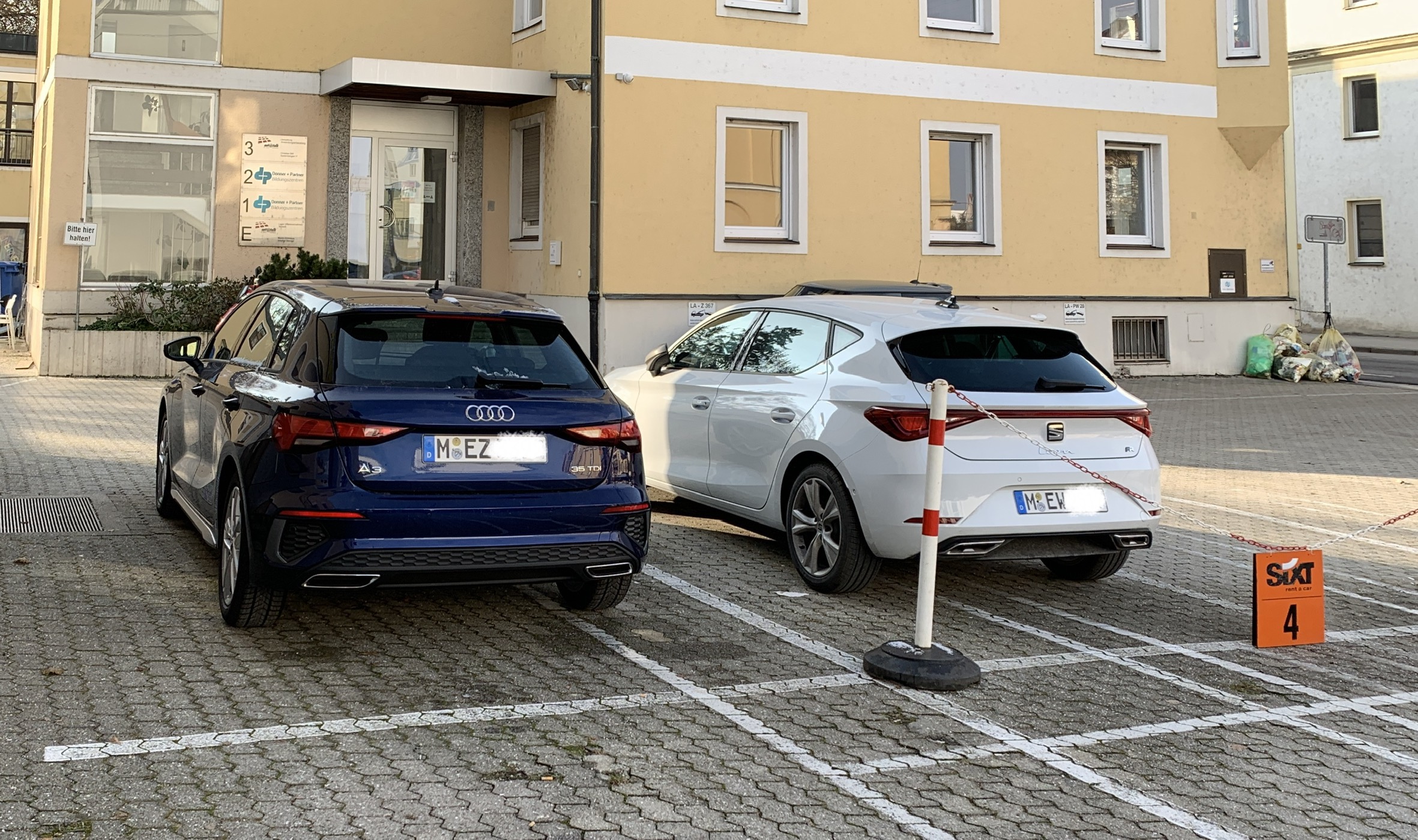 Audi A3 und Seat Leon Heck